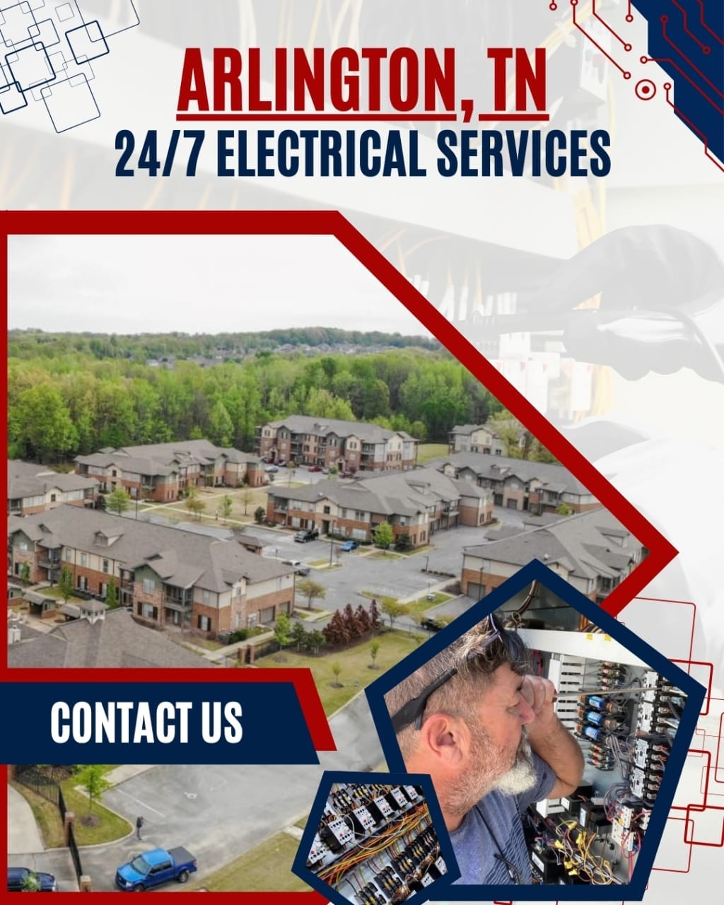 Expert 24/7 electrical service by Ace Electric, serving Arlington, TN, with precision and reliability