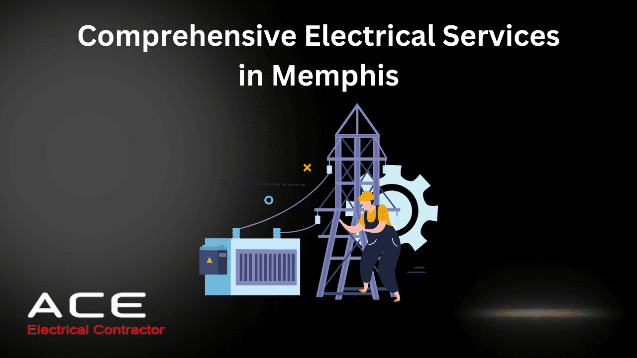 Female electrician working on electrical solutions for Memphis homes and businesses.