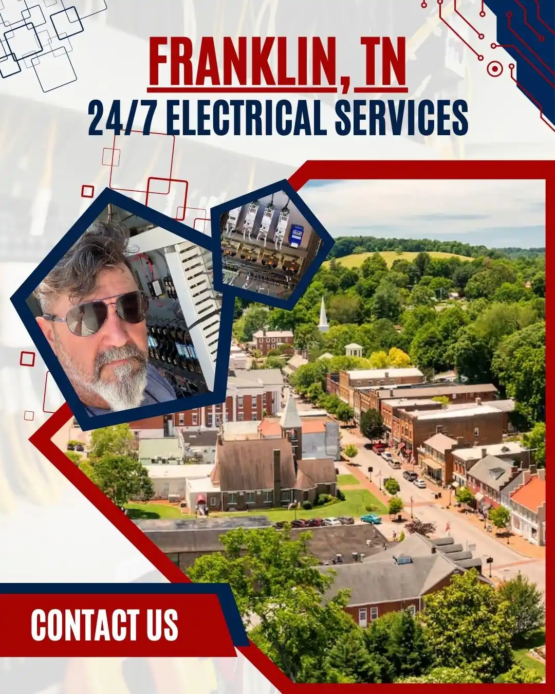 Ace Electric offering trusted Electrical services in Frayser, TN and Franklin, TN, including repairs, installations, and upgrades.