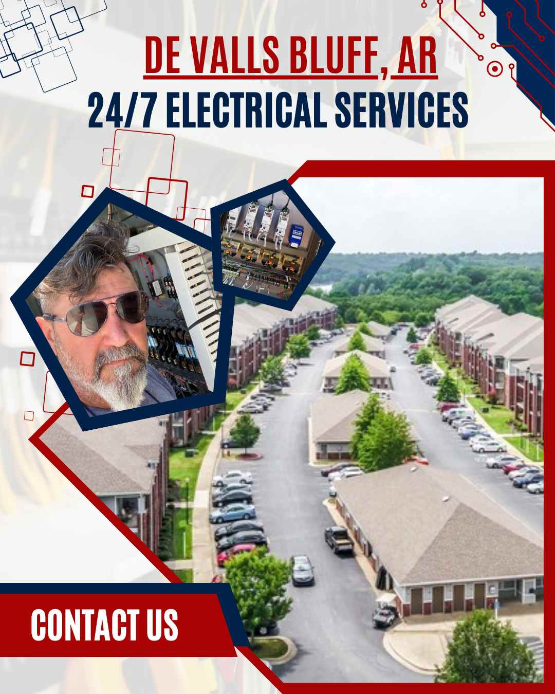 Ace Electrical Contractor offering trusted electrical service solutions across homes and businesses in De Valls Bluff, AR.