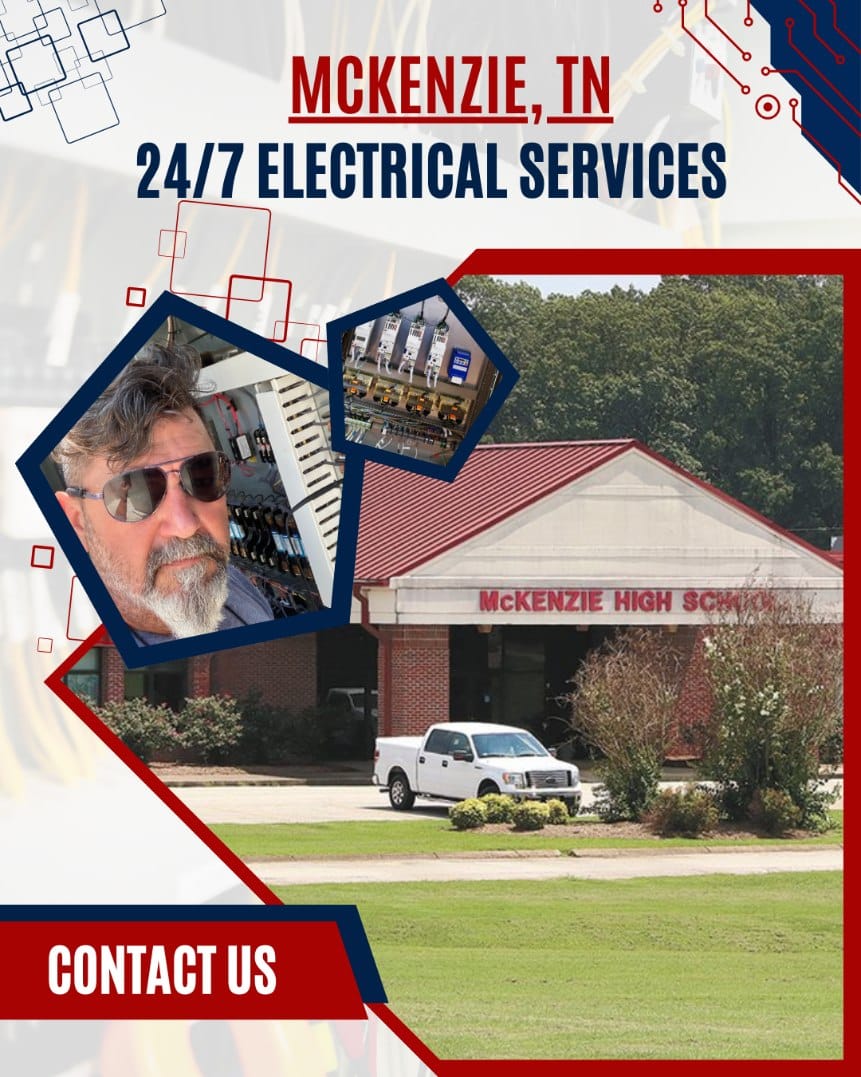 Professional electricians in McKenzie, TN, delivering top-notch electrician services for residential and commercial needs.