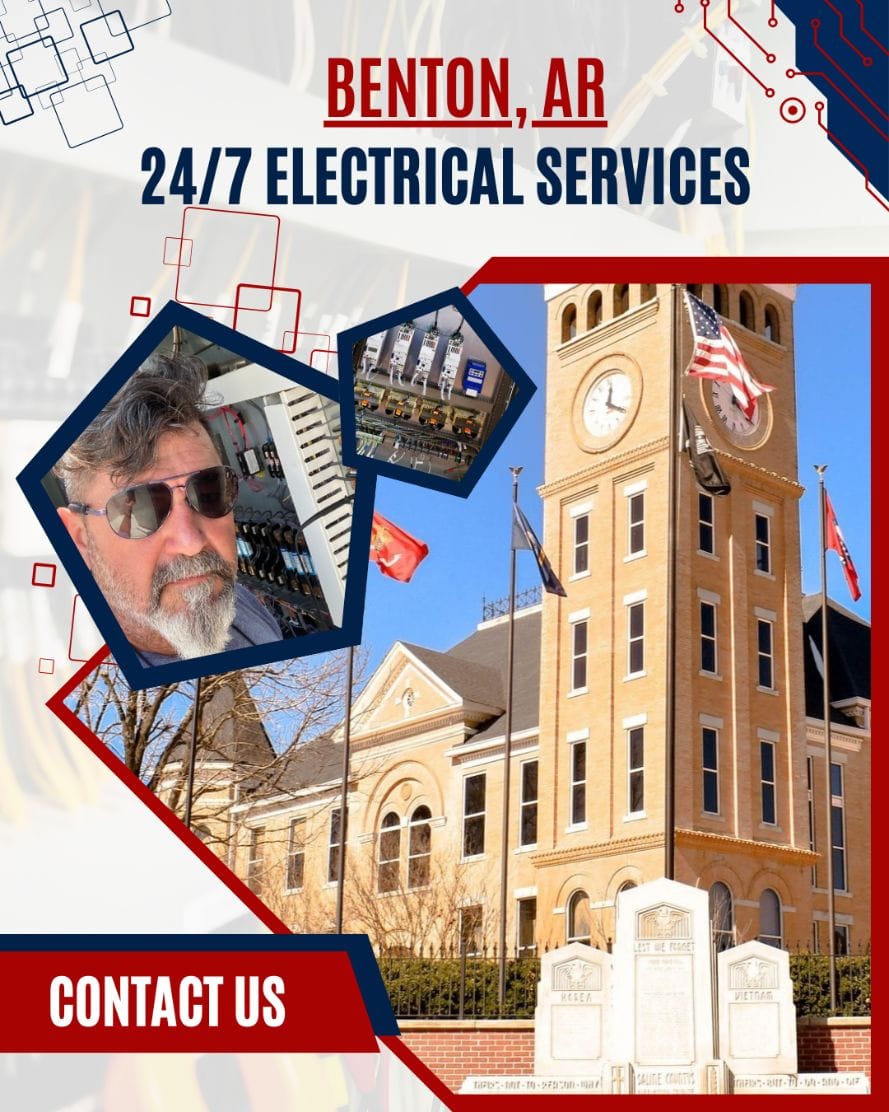 Certified electricians ensuring top-quality electrician service and electrical care tailored to Benton, AR clients.