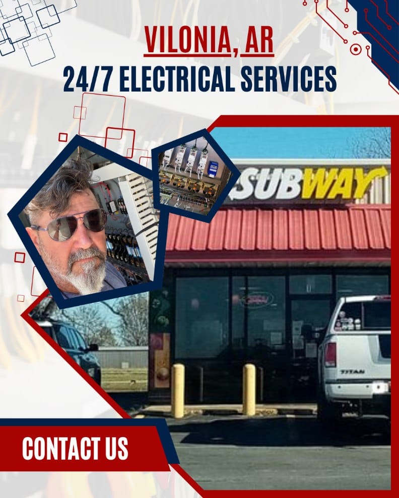 Reliable electrician services by Ace Electrical Contractor, providing expert solutions for homes and businesses in Vilonia, AR.