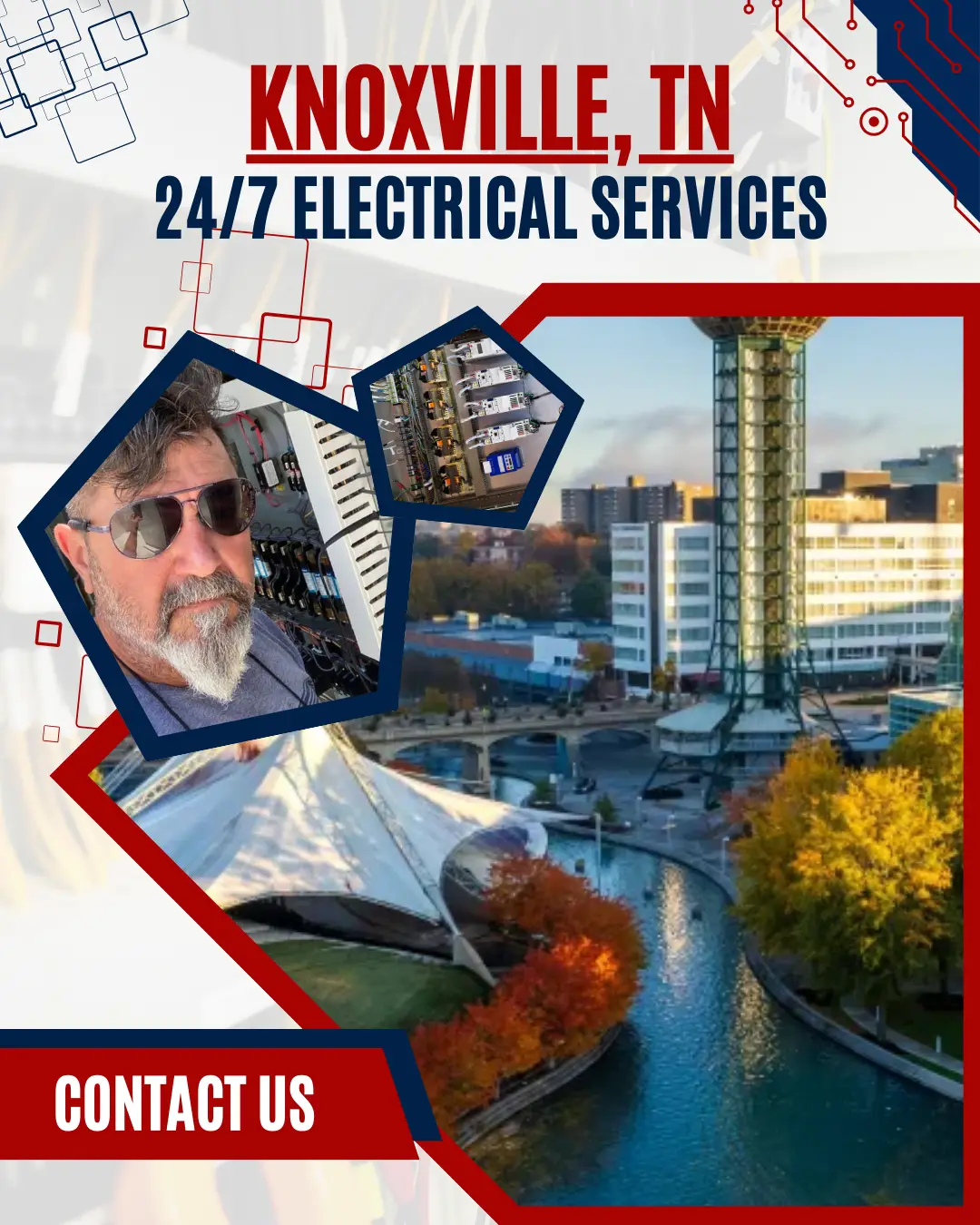 24/7 Electrical Services Knoxville, TN: We’re available any time, day or night.