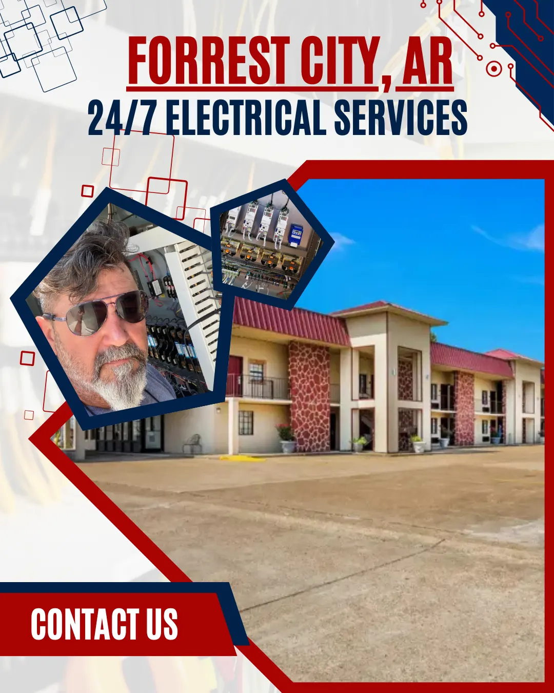 Forrest City, AR’s trusted Ace Electric delivers top electrical services, including repairs, inspections, and power solutions.