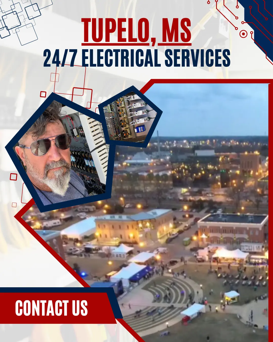 Skilled electricians delivering trusted electrical service solutions to homes and businesses in Tupelo, MS.