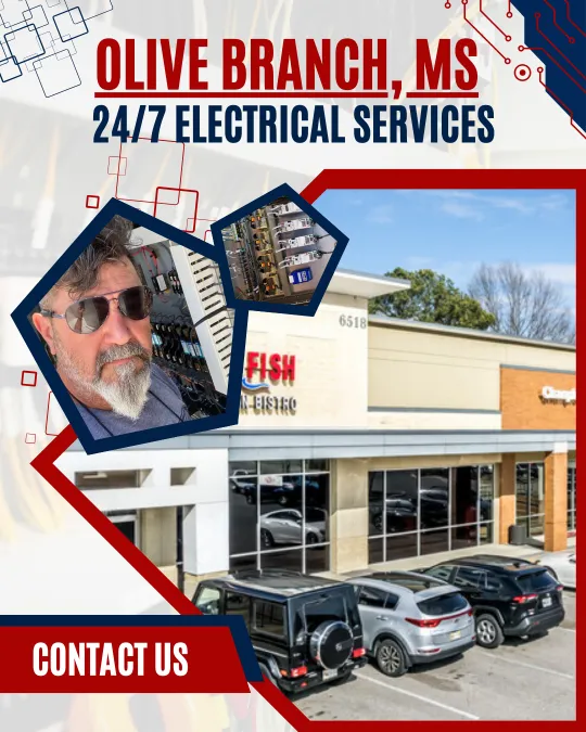 Ace Electrical Contractor offers expert electrician services with reliable electricians in Olive Branch, MS.