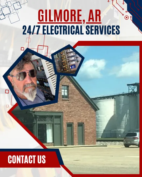 Expert electrician service by Ace Electric, offering comprehensive electrical solutions for the Gilmore, AR community.