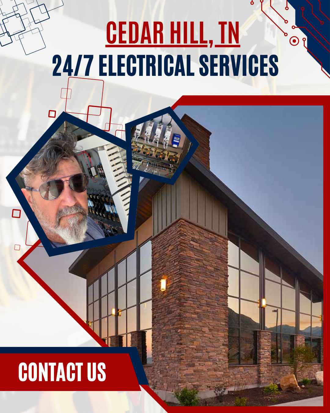 Ace Electric offering expert electrical services by certified electricians in Cedar Hill, TN for all residential and commercial needs.