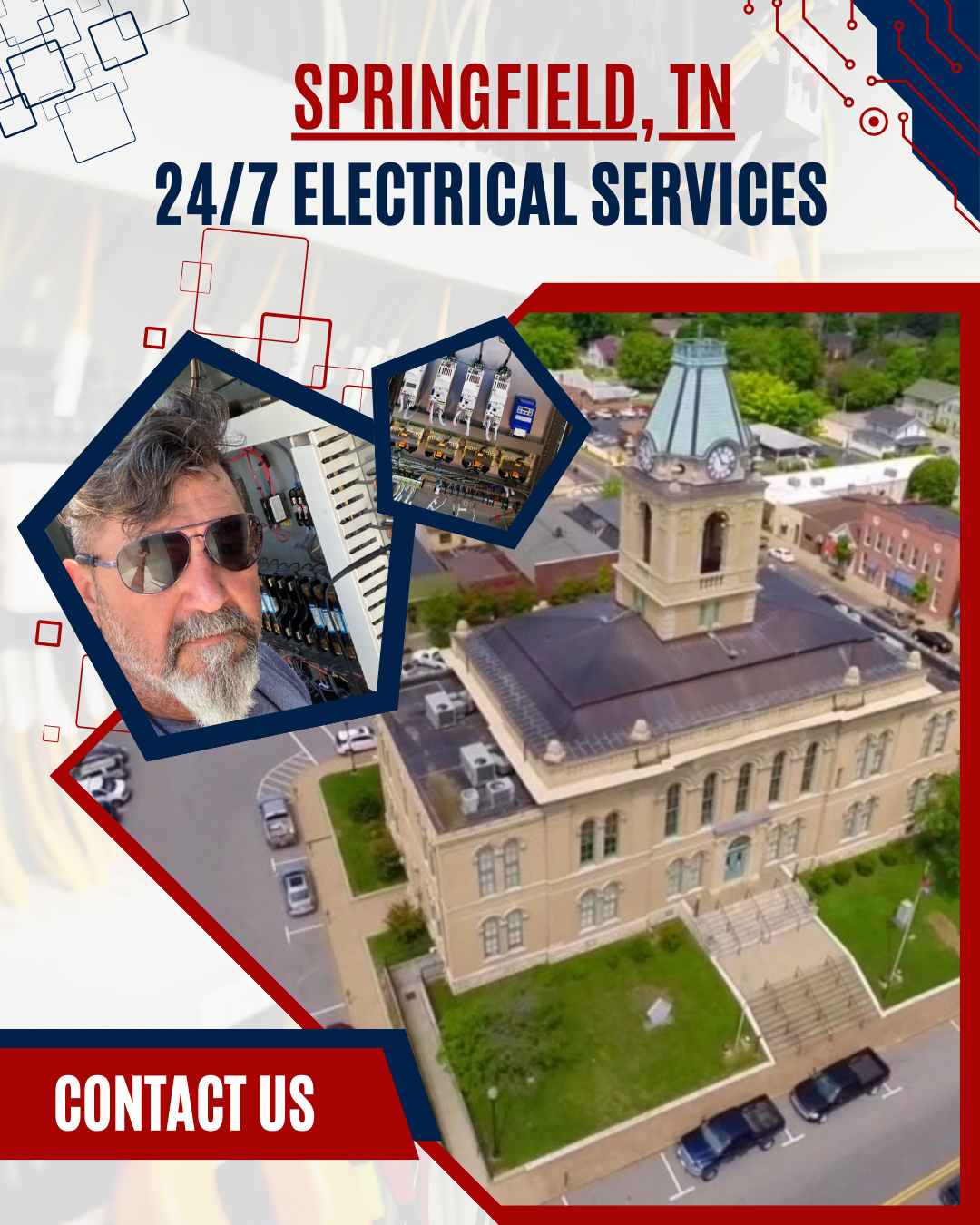 Ace Electric offering expert electrical services by skilled electricians for homes and businesses in Springfield, TN.