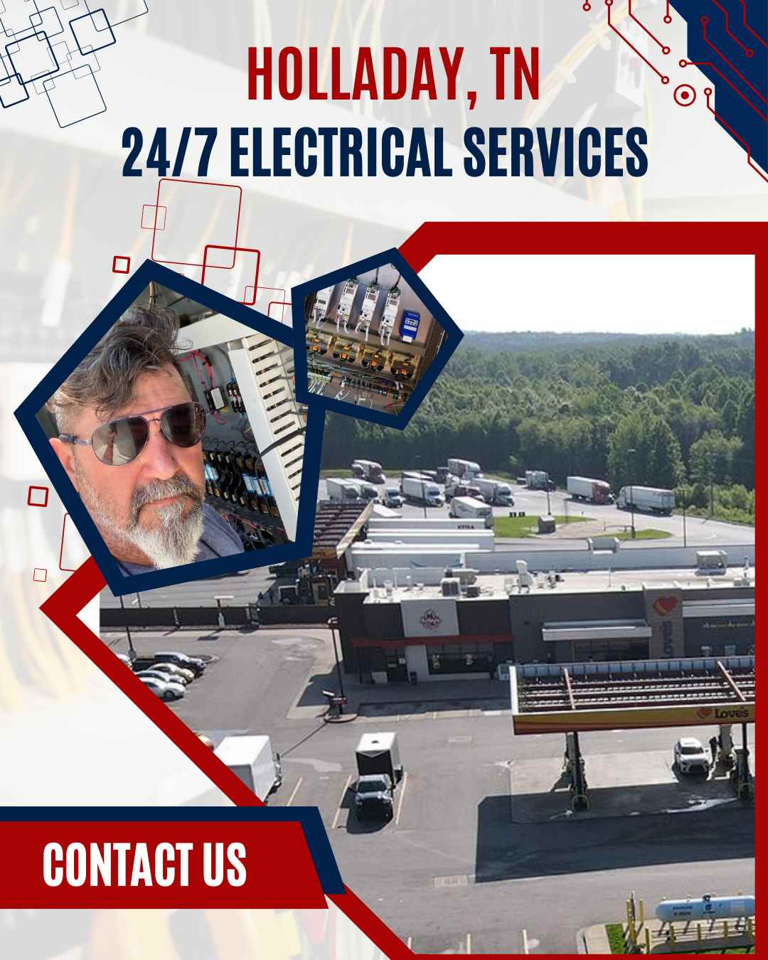 Ace Electric offering trusted electrical services by skilled electricians for homes and businesses in Holladay, TN.