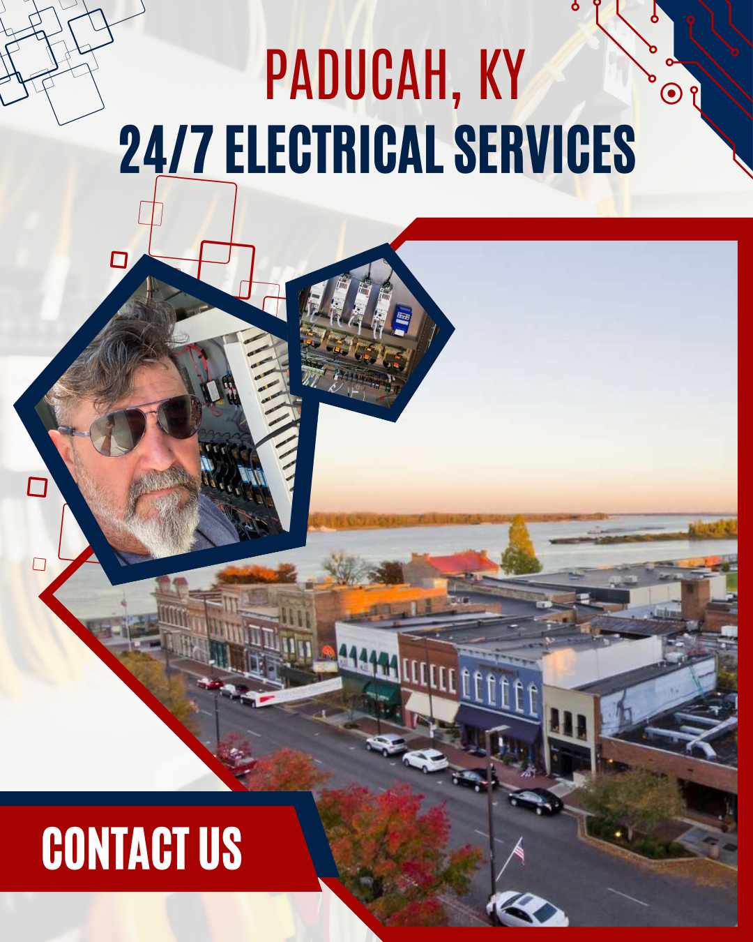 Ace Electric providing reliable electrical services by licensed electricians for homes and businesses in Paducah, KY.