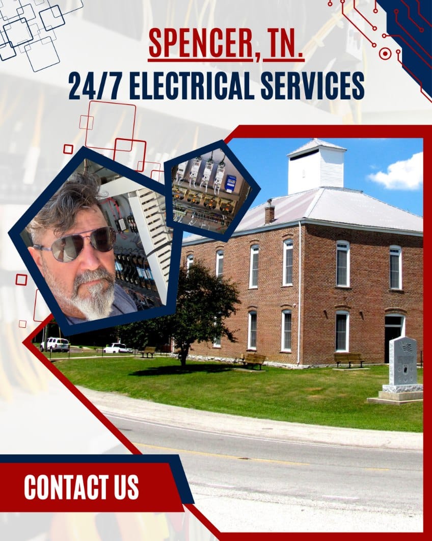 Comprehensive electrician services for residential and commercial needs, providing expert solutions in Spencer, TN.