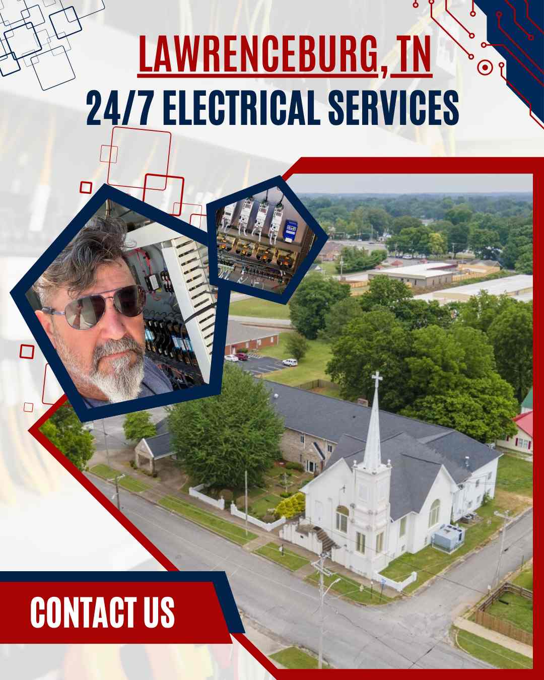 Experienced electricians delivering top-notch electrical service for homes and businesses in Lawrenceburg, TN.