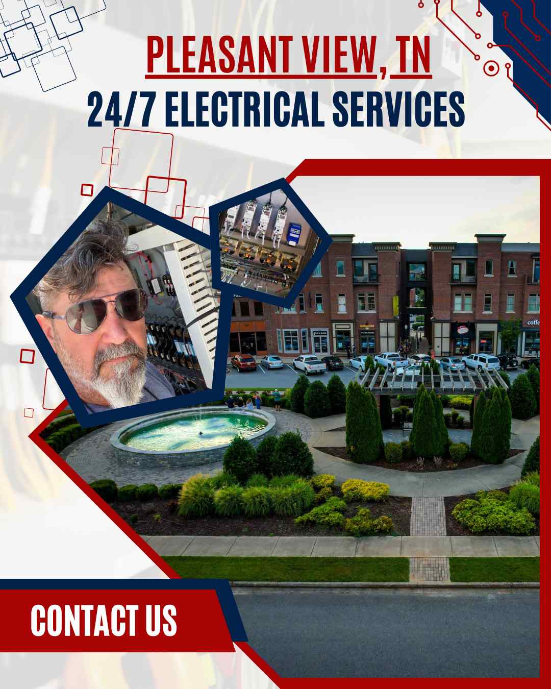 Reliable electricians from Ace Electric offering top-notch electrical services for homes and businesses in Pleasant View, TN.