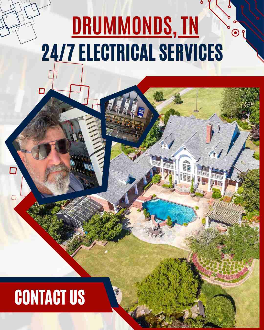 Skilled electricians at Ace Electric deliver trusted electrical services in Drummonds, TN for homes and businesses.