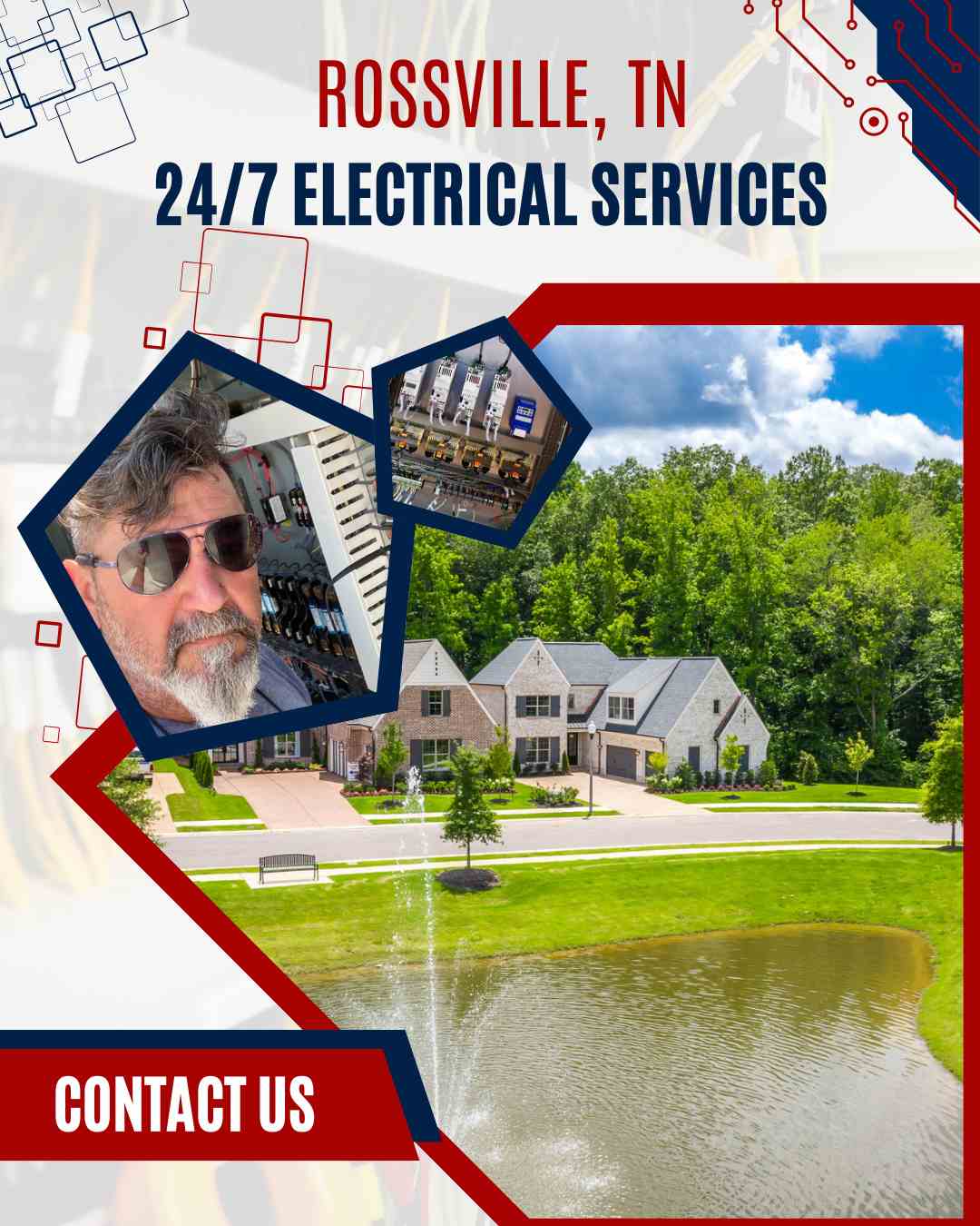 Skilled electricians at Ace Electric delivering outstanding electrical services in Rossville, TN for repairs and installations.