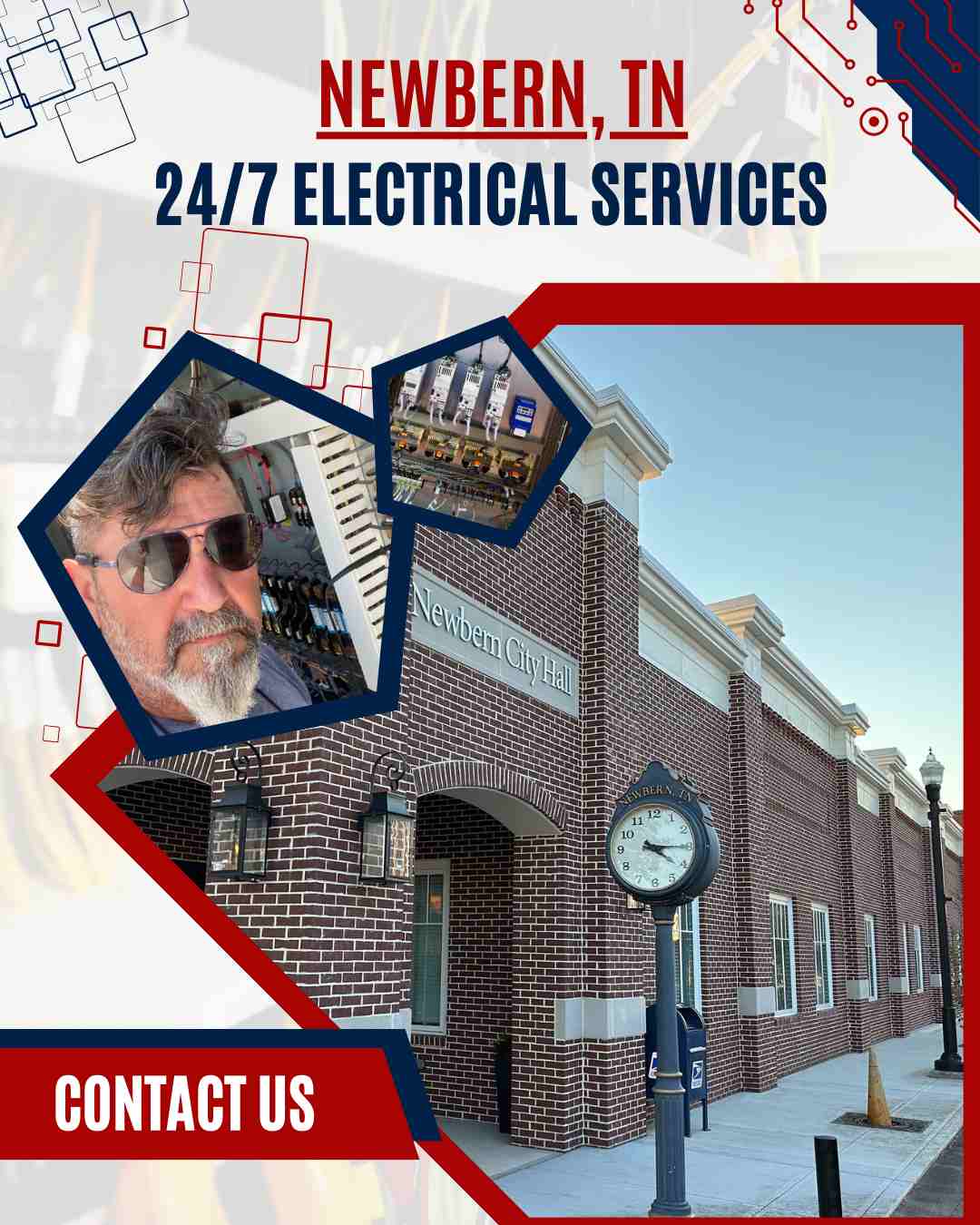 Ace Electric offering trusted electrical services by skilled electricians for homes and businesses in Newbern, TN.