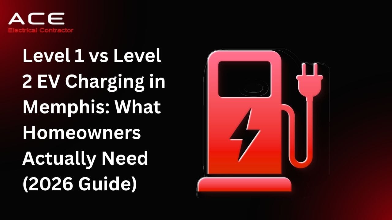 Level 1 vs Level 2 EV Charging in Memphis: What Homeowners Actually Need (2026 Guide)