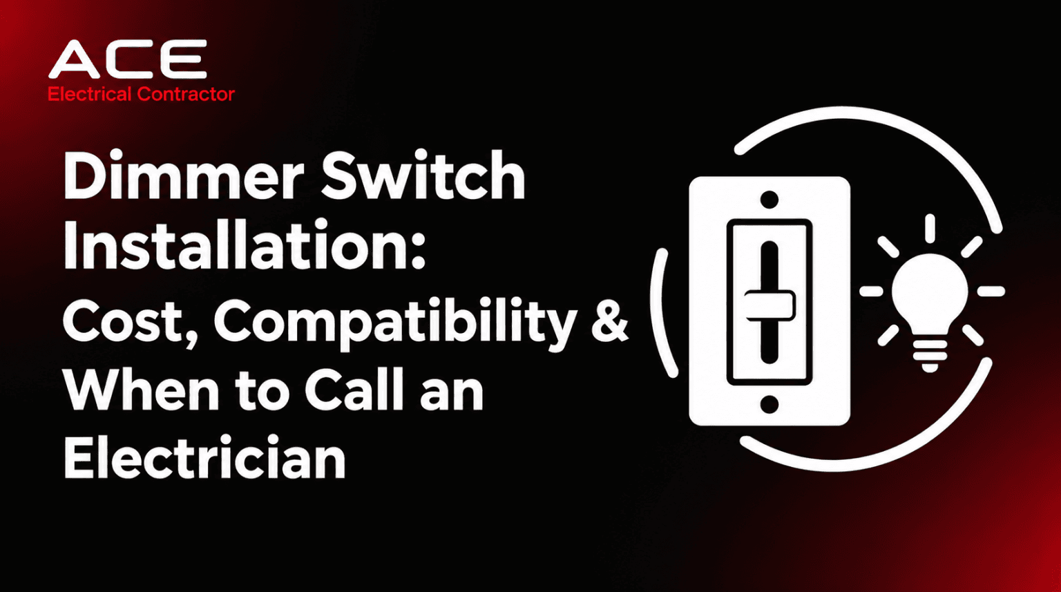 dimmer switch installation